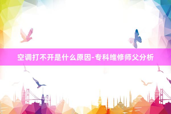 空调打不开是什么原因-专科维修师父分析
