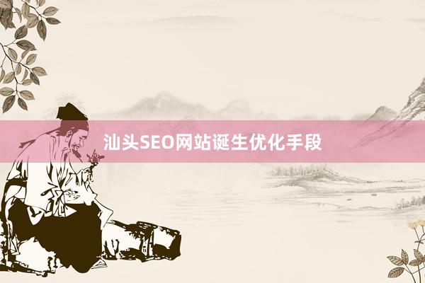 汕头SEO网站诞生优化手段